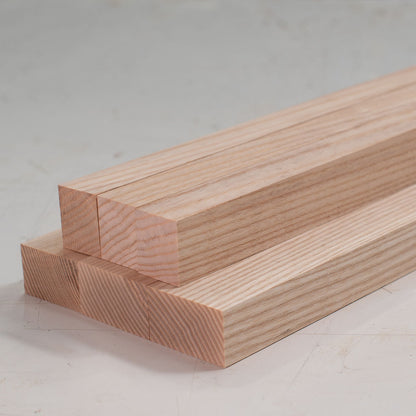 A set of seven wood battens 