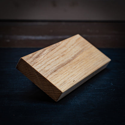 American White Ash sample with finish applied