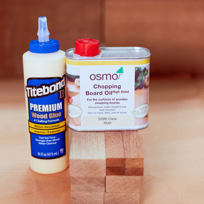 Chopping board kit - multiple species