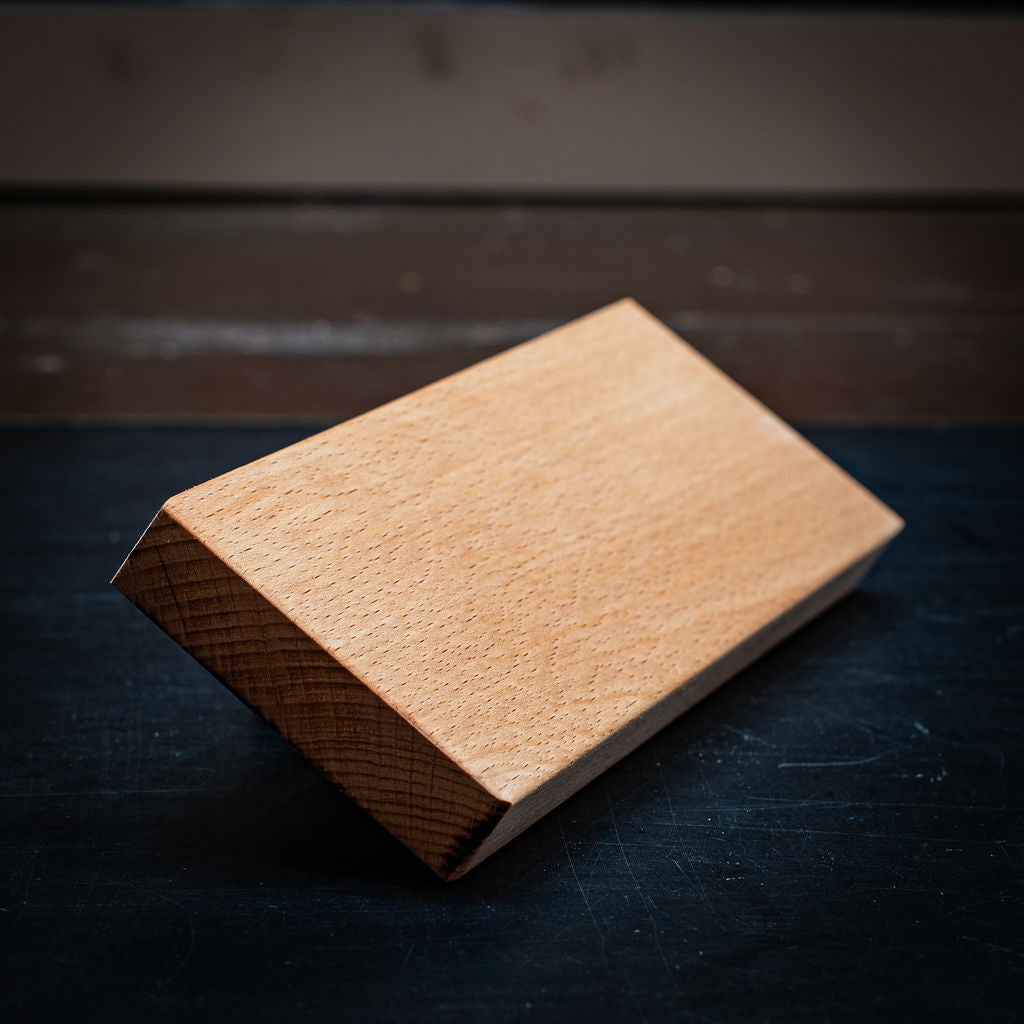 European beech sample (with finish applied)