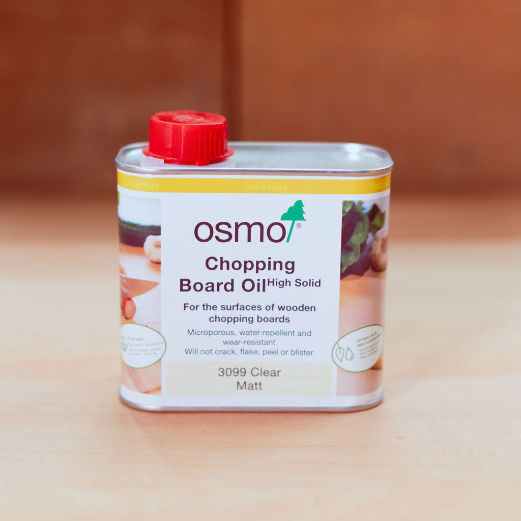Tin of Osmo chopping board oil 500ml clear matt